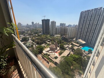 Balcony in 3 BHK Apartment at Piramal Vaikunth, Balkum Pada – for Rent