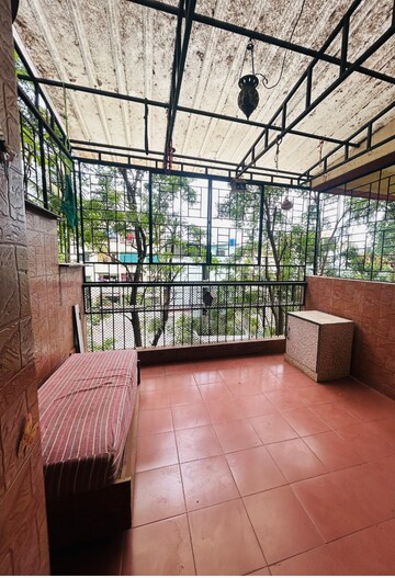 Balcony in 3 BHK Apartment at Oxford Village Condominium, Wanowrie – for Rent