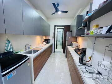 Kitchen in 3 BHK Apartment at Piramal Vaikunth, Balkum Pada – for Rent