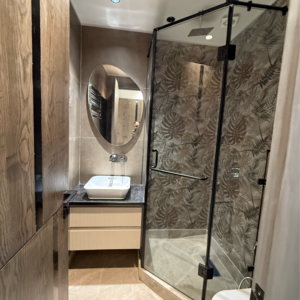 Bathroom in 3 BHK Builder Floor at Shivalik Colony – for Sale