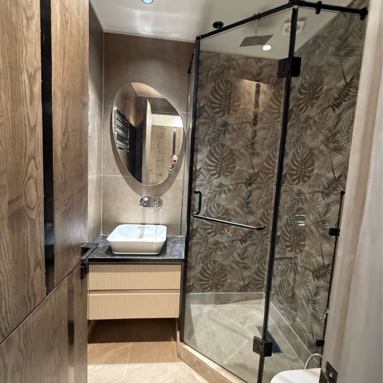 Bathroom, shivalik colony 3 Bedroom 1900 Sq.Ft. Builder Floor In Shivalik Colony Delhi 8495085