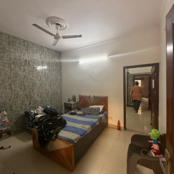 Bedroom in 3 BHK Builder Floor at Kalkaji – for Rent