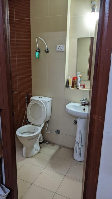 Bathroom in 2 BHK Apartment at Mahagun Mywoods, Sector 16c Greater Noida – for Rent