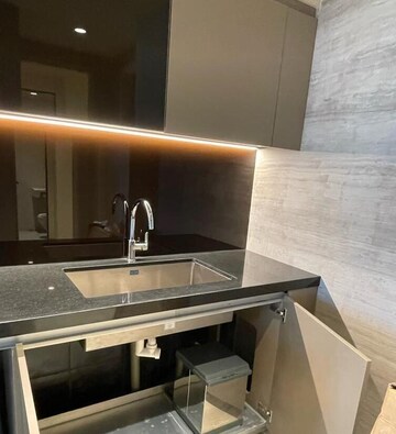 Kitchen in 3 BHK Apartment at Lodha World View, Worli – for Rent