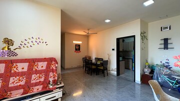 Living Room in 2 BHK Apartment at Lodha Luxuria Priva, Majiwada – for Rent