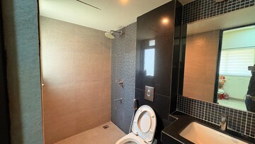 Bathroom in 2 BHK Apartment at Lodha Luxuria Priva, Majiwada – for Rent