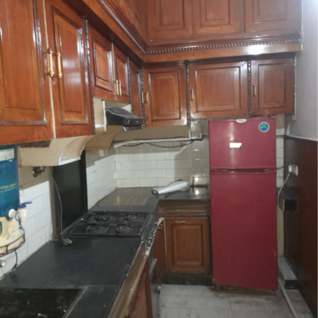 Kitchen in 2 BHK Builder Floor at Malviya Nagar – for Rent