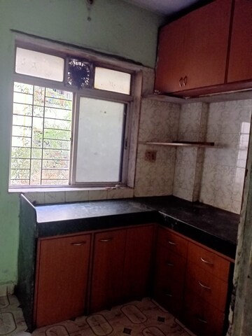 Kitchen in 1 BHK Apartment at Span Ram Laxman CHS, Bhayandar East – for Sale