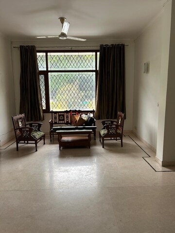 Living Room in 3 BHK Builder Floor at Boutique Residential Apartments S-425, Greater Kailash – for Rent