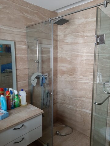 Bathroom in 3 BHK Builder Floor at Boutique Residential Apartments C-253, Defence Colony – for Rent