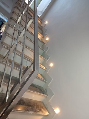 Staircase in 6 BHK Villa at Sahastradhara Road – for Sale