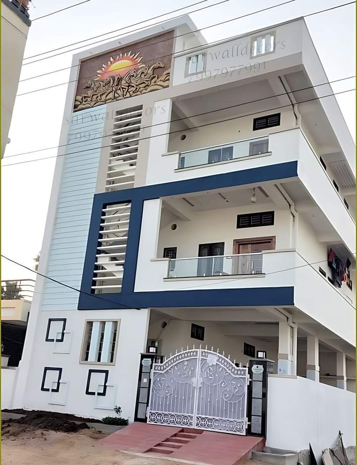 2 BHK + Pooja Room,Servant Room,Study Room,Extra Room Villa For Sale in Rr Sahana Constructions 
