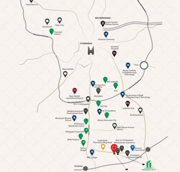  Plot – Map Location View at Amangal - for Sale