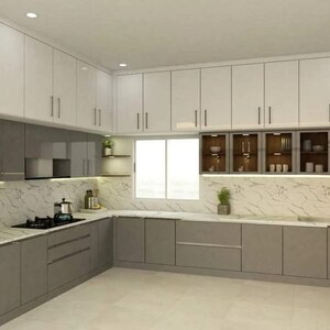 Kitchen in 2 BHK Apartment at Sheth Auris Serenity Tower 1, Malad West – for Sale