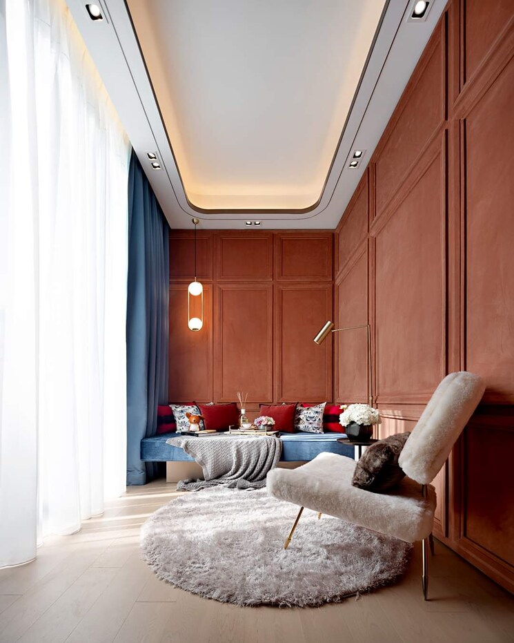 Living Room, aba-county-107 4 Bedroom 3501 Sq.Ft. Apartment In Sector 107 Noida 8495804