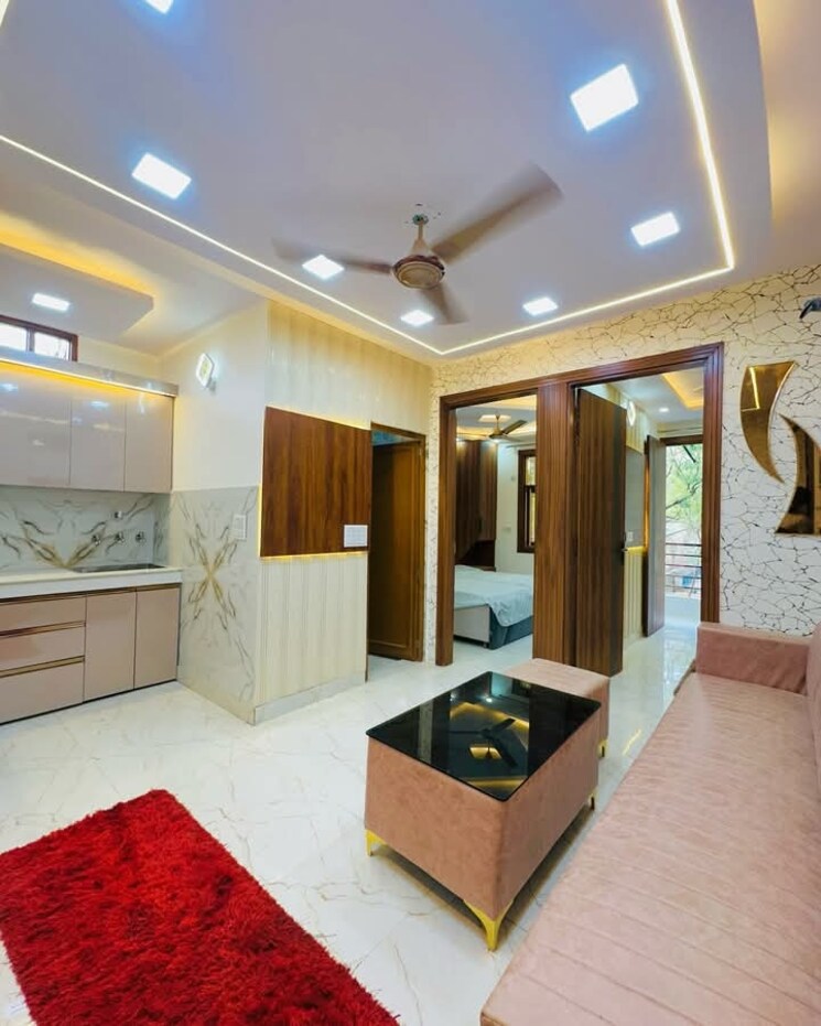Living Room, igi airport area 3 Bedroom 1000 Sq.Ft. Builder Floor In Igi Airport Area Delhi 8495912