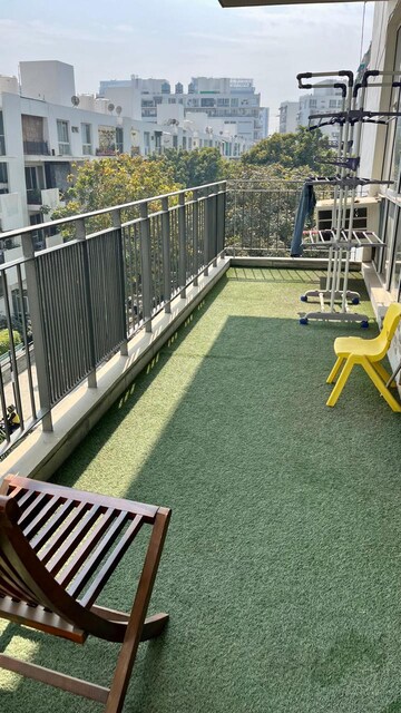 Balcony in 3 BHK Apartment at Orchid Petals, Sector 49 – for Sale