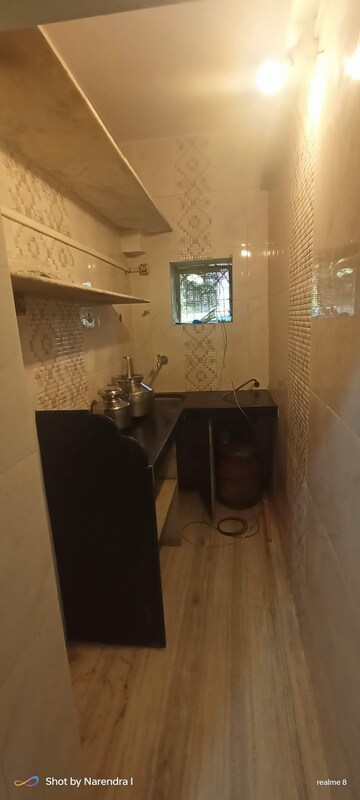Kitchen in 1 BHK Apartment at Ishwar Nagar CHS, Bhandup West – for Rent