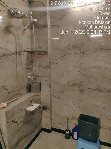 Bathroom in 3 BHK Apartment at Hiranandani Gardens Birchwood, Powai – for Sale