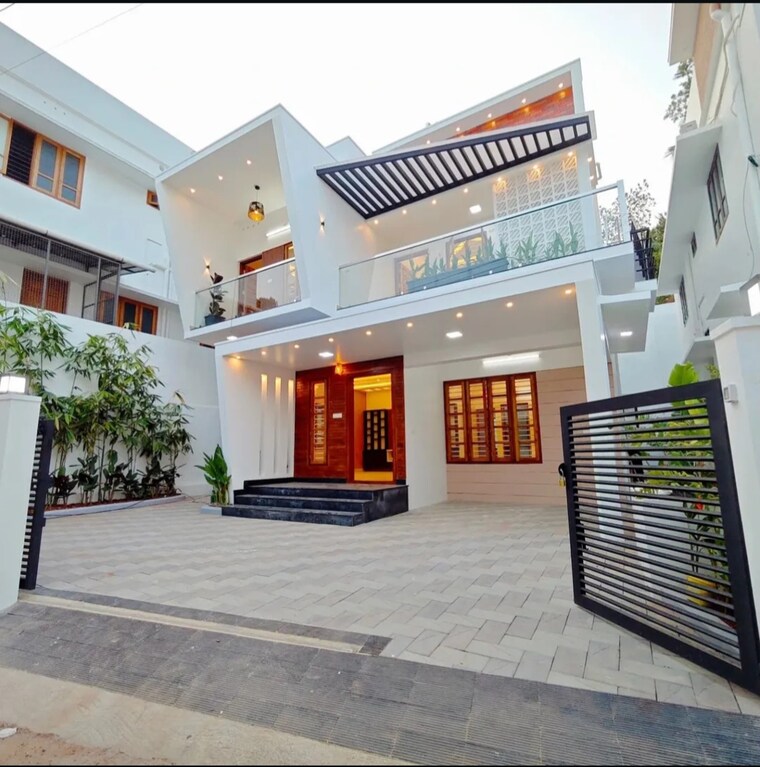 Exterior View, kalepully 3 Bedroom 1200 Sq.Ft. Villa In Kalepully Palakkad 8496189