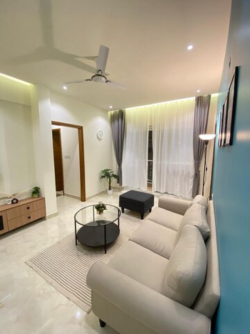 Living Room in 2 BHK Apartment at White House Apartments HRBR Layout, Hrbr Layout – for Rent