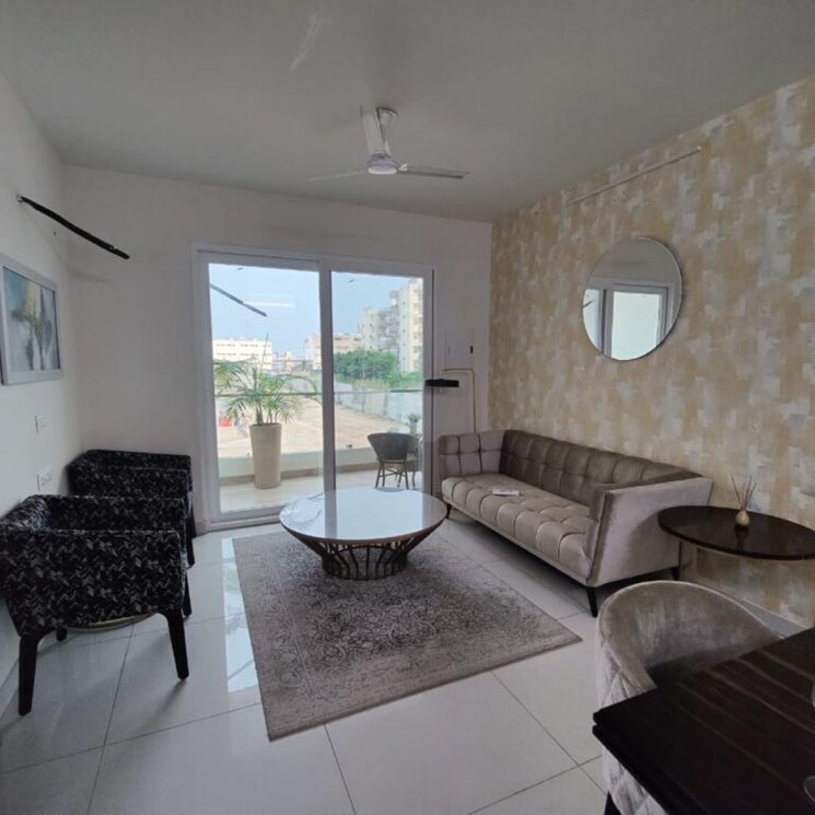 Living Room, hermitage-centralis 3 Bedroom 1700 Sq.Ft. Apartment In Vip Road Zirakpur 8496527