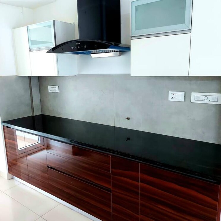 Kitchen, hermitage-centralis 3 Bedroom 1700 Sq.Ft. Apartment In Vip Road Zirakpur 8496527