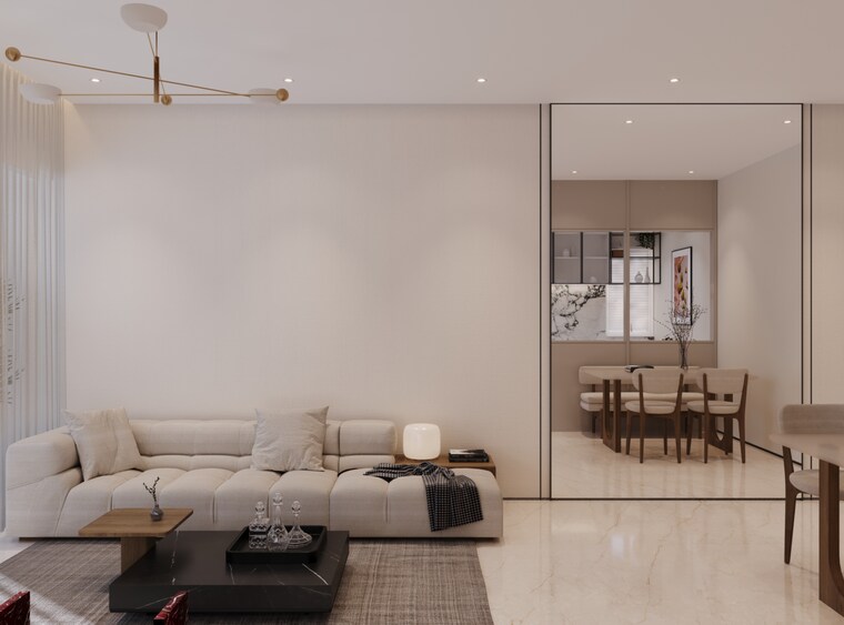 Living Room, starwing-i-stay 2 Bedroom 611 Sq.Ft. Apartment In Andheri East Mumbai 8496689