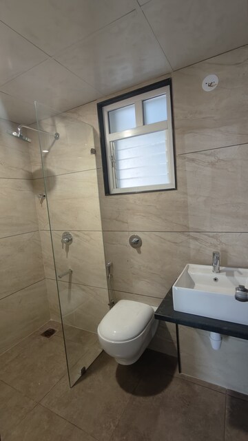 Bathroom in 3 BHK Apartment at Leela Heights, Wakad – for Rent