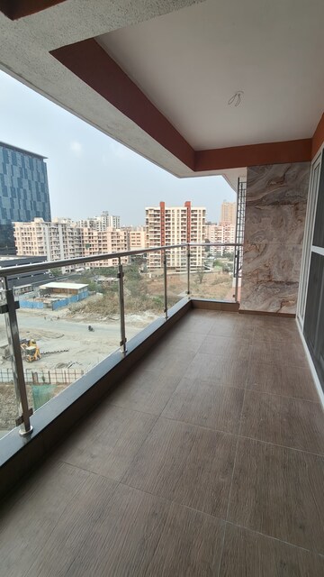 Balcony in 3 BHK Apartment at Leela Heights, Wakad – for Rent