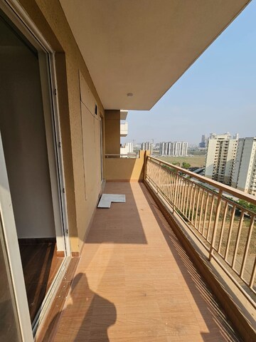 Balcony in 3 BHK Apartment at Ansal Highland Park, Sector 103 – for Rent