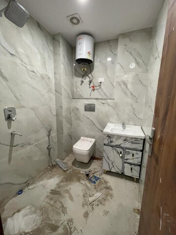 Bathroom in 3 BHK Builder Floor at Chattarpur – for Sale