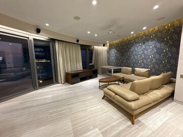 Living Room in 5 BHK Apartment at Lodha The World Towers World One Tier 2, Worli – for Rent