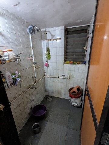 Bathroom in 2 BHK Apartment at Kopar Khairane Sector 1 – for Sale