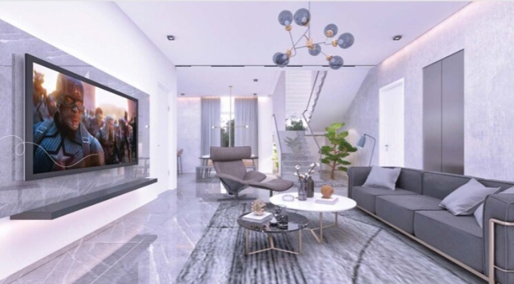 Living Room, hallmark-floresta 4 Bedroom 2700 Sq.Ft. Villa In Patighanpur Hyderabad 8497195