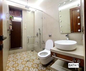 Bathroom in 3 BHK Apartment at Sona Asteria Heights, Prabhadevi – for Sale