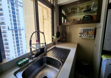 Kitchen in 3 BHK Apartment at Sona Asteria Heights, Prabhadevi – for Sale