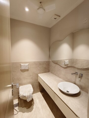 Bathroom in 4 BHK Builder Floor at Sushant Lok Iii – for Sale