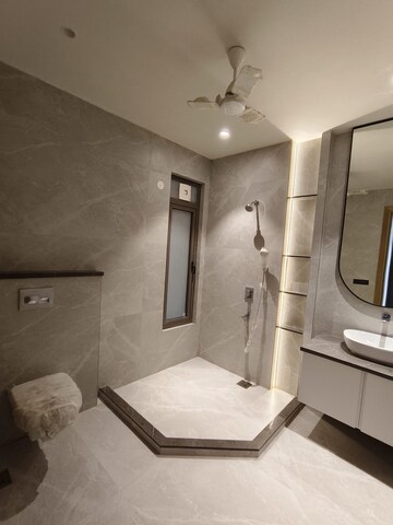 Bathroom in 4 BHK Builder Floor at Sushant Lok Iii – for Sale