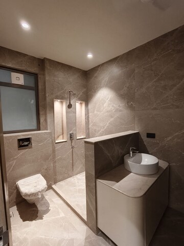 Bathroom in 4 BHK Builder Floor at Sushant Lok Iii – for Sale