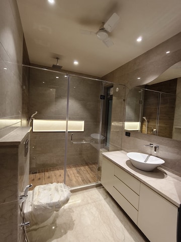 Bathroom in 4 BHK Builder Floor at Sushant Lok Iii – for Sale