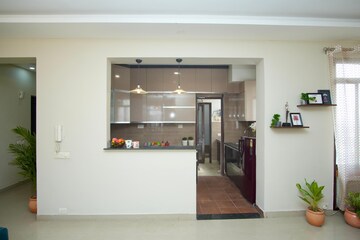 Living Room in 3 BHK Apartment at Greater Kailash ii – for Sale
