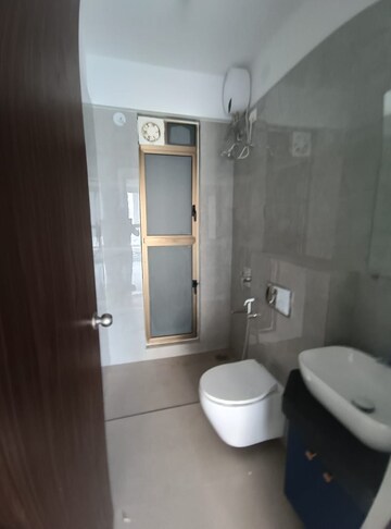 Bathroom in 2 BHK Apartment at Raymond Ten X Habitat, Pokhran Road No 2 – for Rent