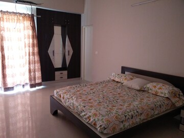 Bedroom in 4 BHK Apartment at Adani Shantigram Water Lily, Shantigram – for Rent