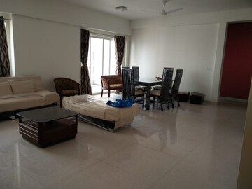 Living Room in 4 BHK Apartment at Adani Shantigram Water Lily, Shantigram – for Rent