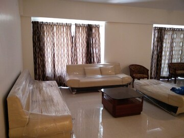 Living Room in 4 BHK Apartment at Adani Shantigram Water Lily, Shantigram – for Rent