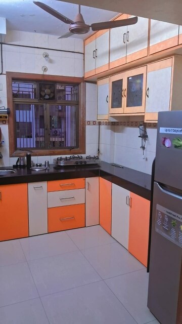 Kitchen in 2 BHK Apartment at Sai Aasha Daya CHS Ltd., Mulund East – for Rent