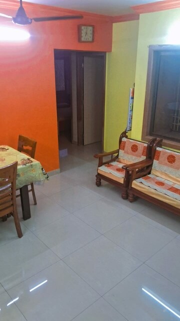 Living Room in 2 BHK Apartment at Sai Aasha Daya CHS Ltd., Mulund East – for Rent