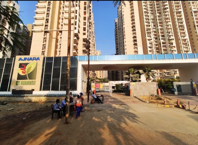 Exterior View, ajnara-le-garden 2 Bedroom 880 Sq.Ft. Apartment In Sector 16b Greater Noida Greater Noida 8498187
