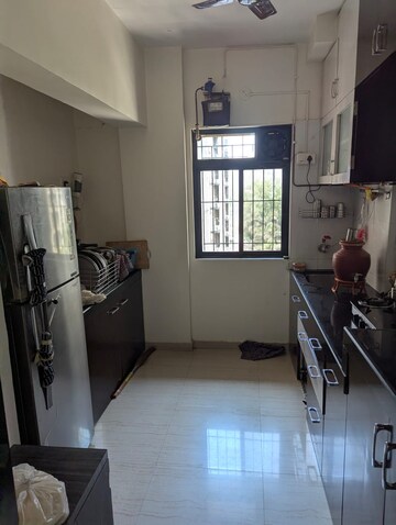 Living Room in 1 BHK Apartment at Raunak Bliss, Ghodbunder Road – for Rent